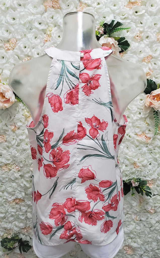 Floral Halter Lace Top (FINAL SALE)