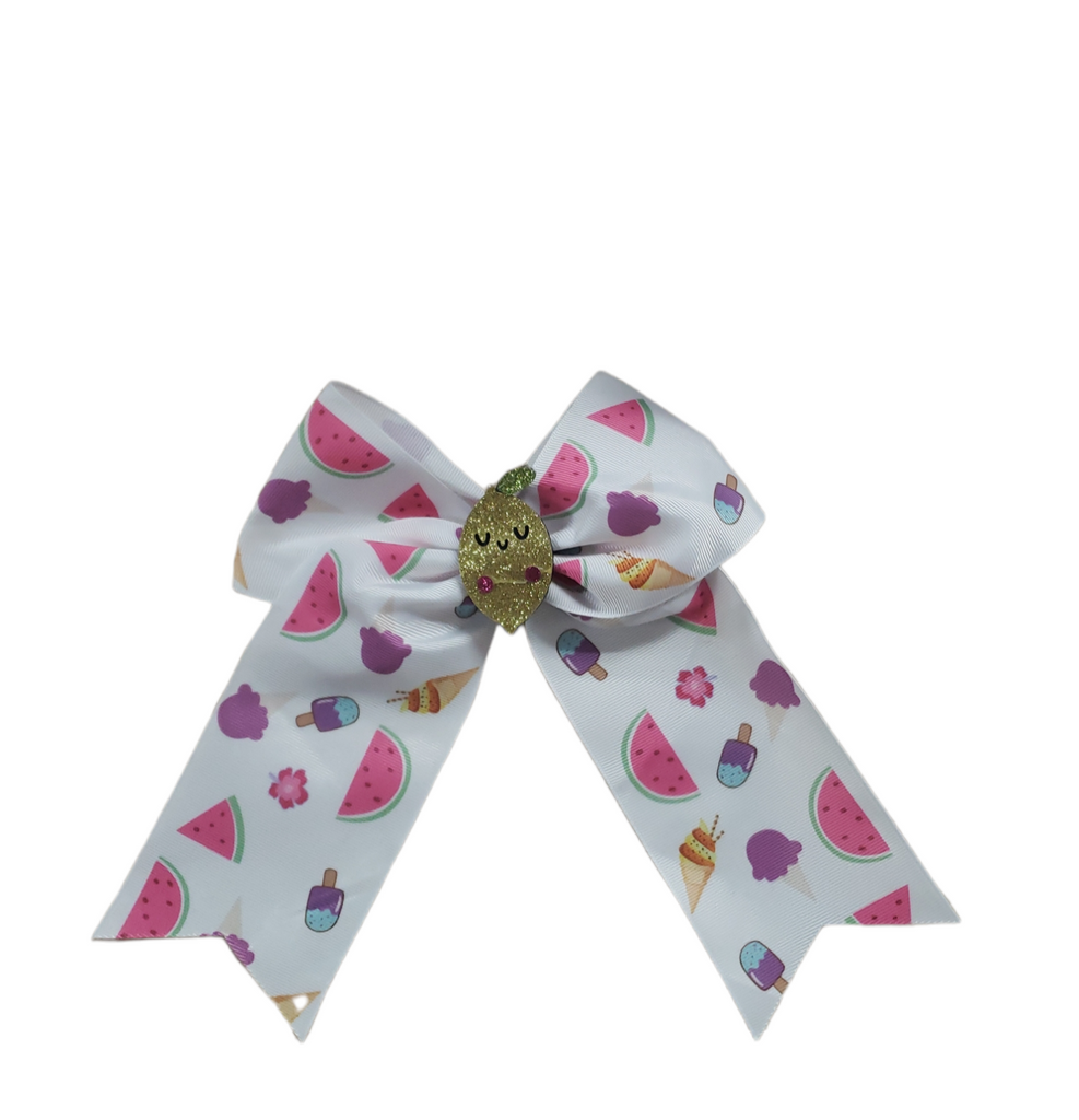 Fruit & Ice Cream Hair Bow