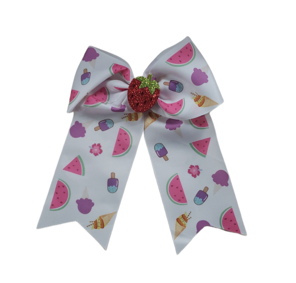 Fruit & Ice Cream Hair Bow