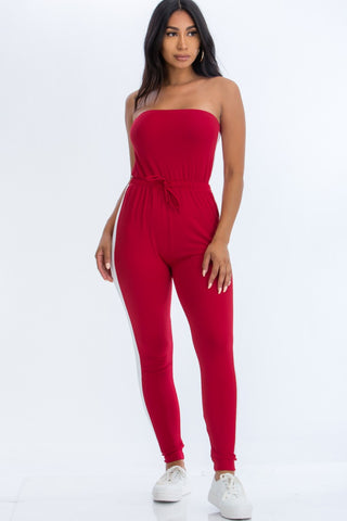 Strapless Jumper with side Stripe 2539