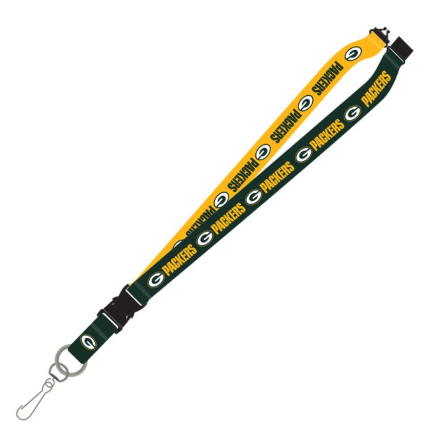 Green Bay Packers Long Lanyard Key Ring