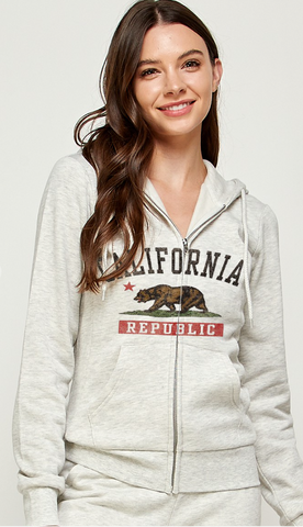 Zipper California Hoody JK351