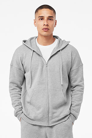 Solid Zipper Hoody Pro USA