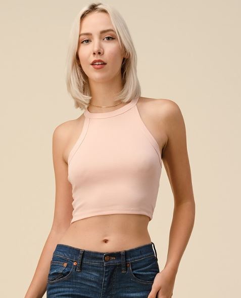 Heart Hip Halter Top 41248