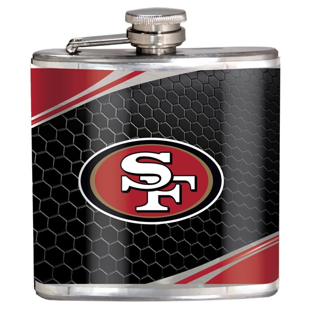 SF 49ers 6oz Hip Metal Flask