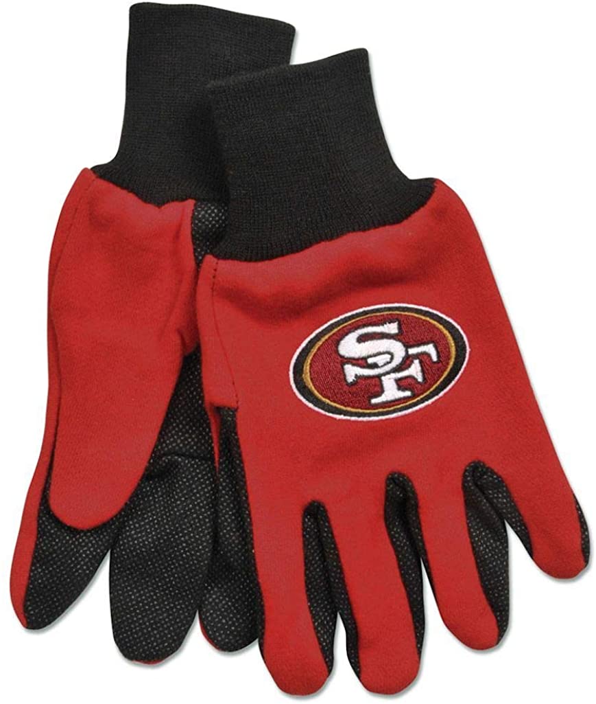 49ers handschuhe San Francisco 49ers Two Tone Adult Size Gloves