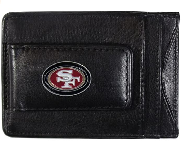 SF 49ers Money Clip Card Holder