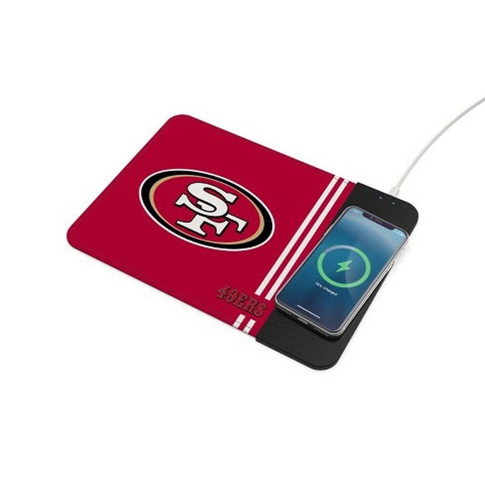 SF 49ers Wireless Charging Mouse Pad