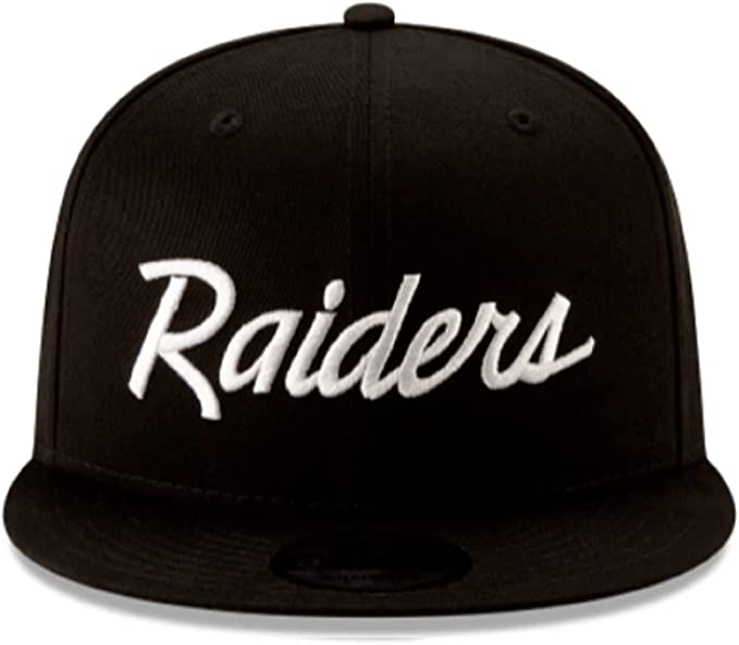 Las Vegas Raiders SCRIPT TEAM-BASIC SNAPBACK Heather Black Hat