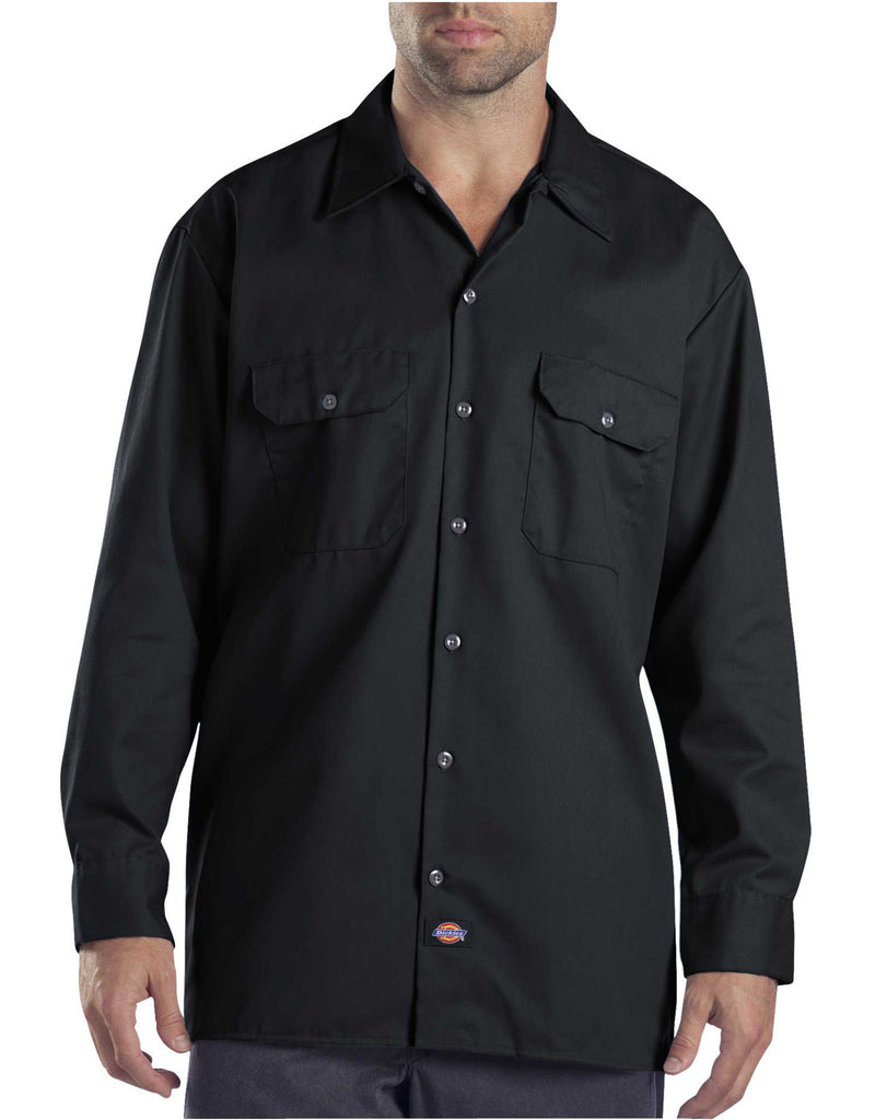 Dickies Long Sleeve Work Shirt Black