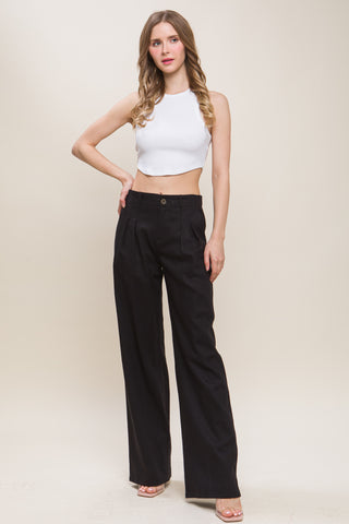 Tailored Wide Pants 6834