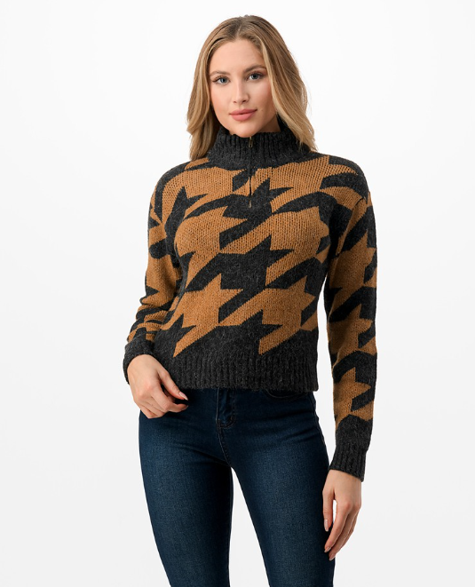 Front Zipper Sweater 7332 FINAL SALE