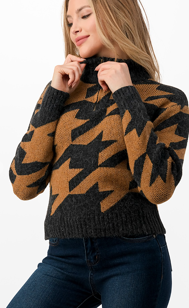 Front Zipper Sweater 7332 FINAL SALE