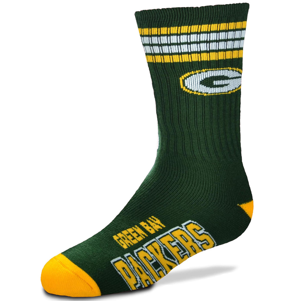 GB Packers Striped Socks