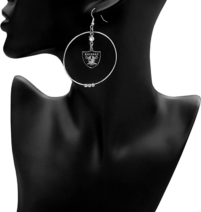 LV Raiders Hoop Earrings