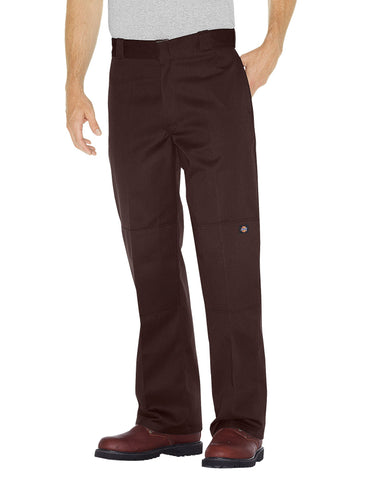 Dickies Double Knee Work Pants Dark Brown