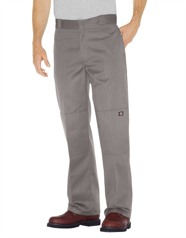 Dickies Double Knee Work Pants Silver