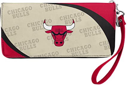 NBA Chicago Bulls Patch Icons Zip Around Wallet