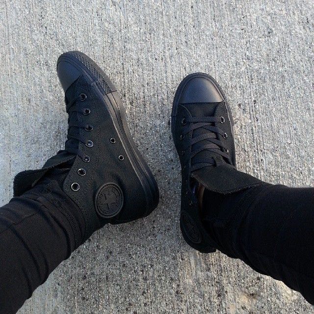 Triple black converse mens Clearance