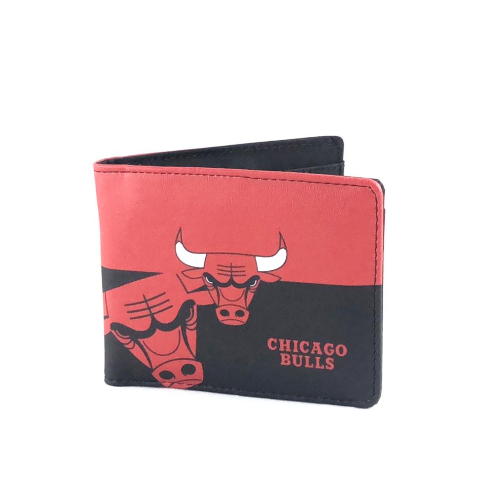 Chicago Bulls Wallet Nylon Trifold Red - Sports Fan Shop