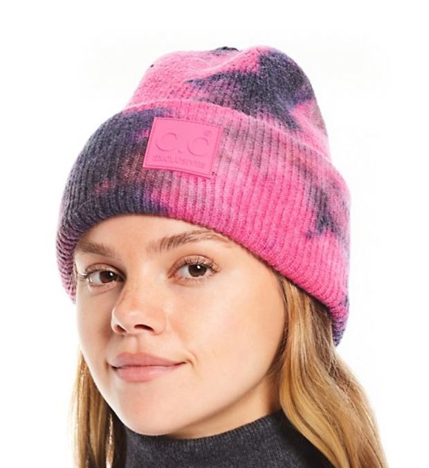 Tie Dye Cuffed CC Beanie 7380