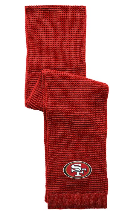 SF 49ers Waffle Knit Scarf