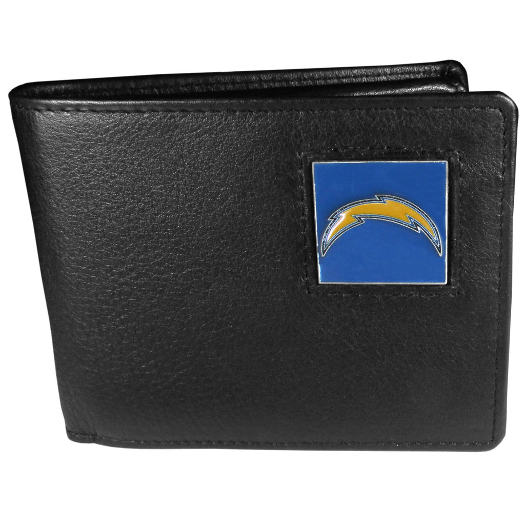 LA Chargers Leather Bi Fold Wallet