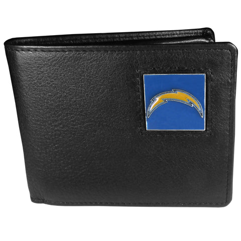 LA Chargers Leather Bi Fold Wallet