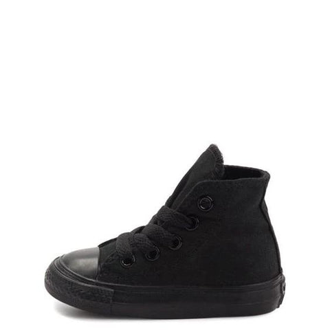 Converse Toddler Chuck Taylor Mono Black Hi Top ( FINAL SALE )