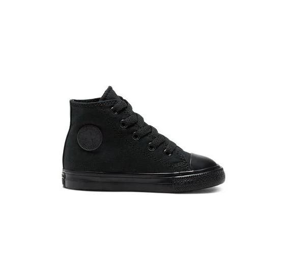 Converse Toddler Chuck Taylor Mono Black Hi Top ( FINAL SALE )