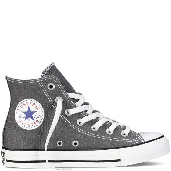 trug ironi Tryk ned Converse All Star Charcoal High Top - Craze Fashion