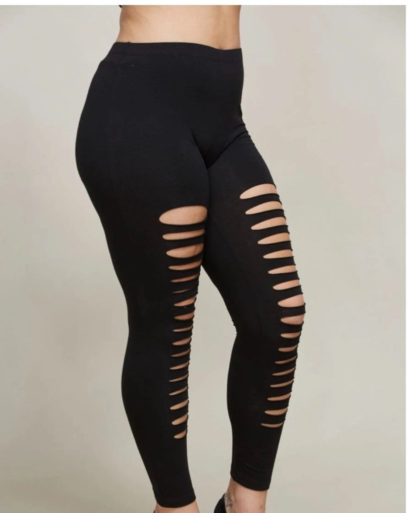 Distressed Leggings 1015