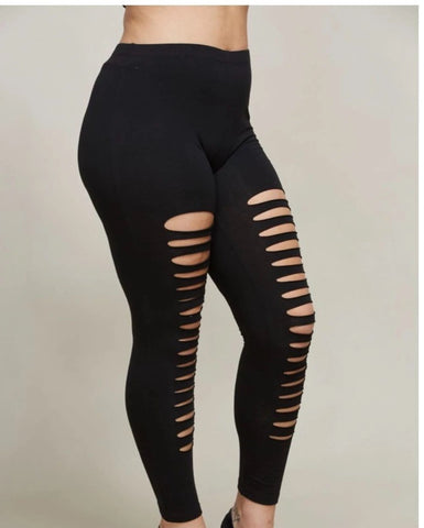 Distressed Leggings 1015