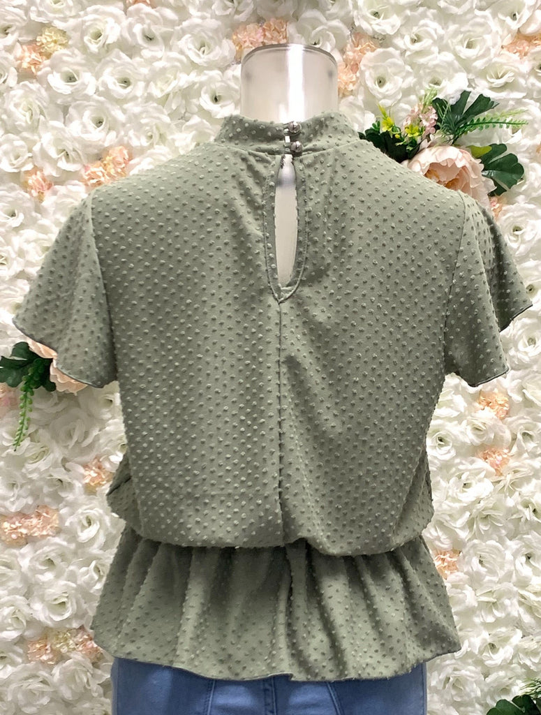 Button Halter Vintage Top (FINAL SALE)