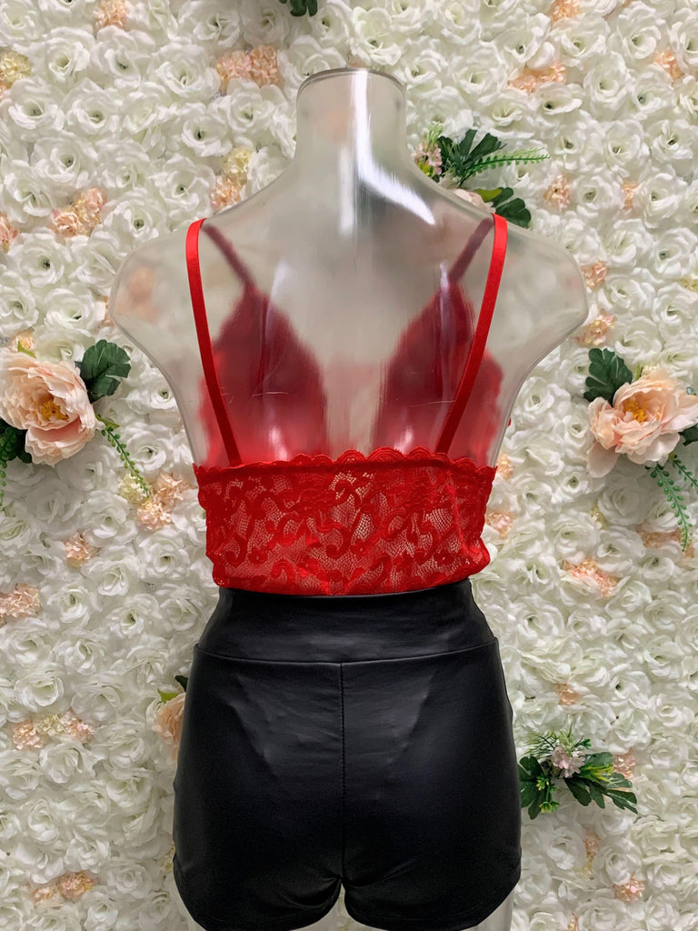 V Neck Lace Down Bodysuit IFashion F127