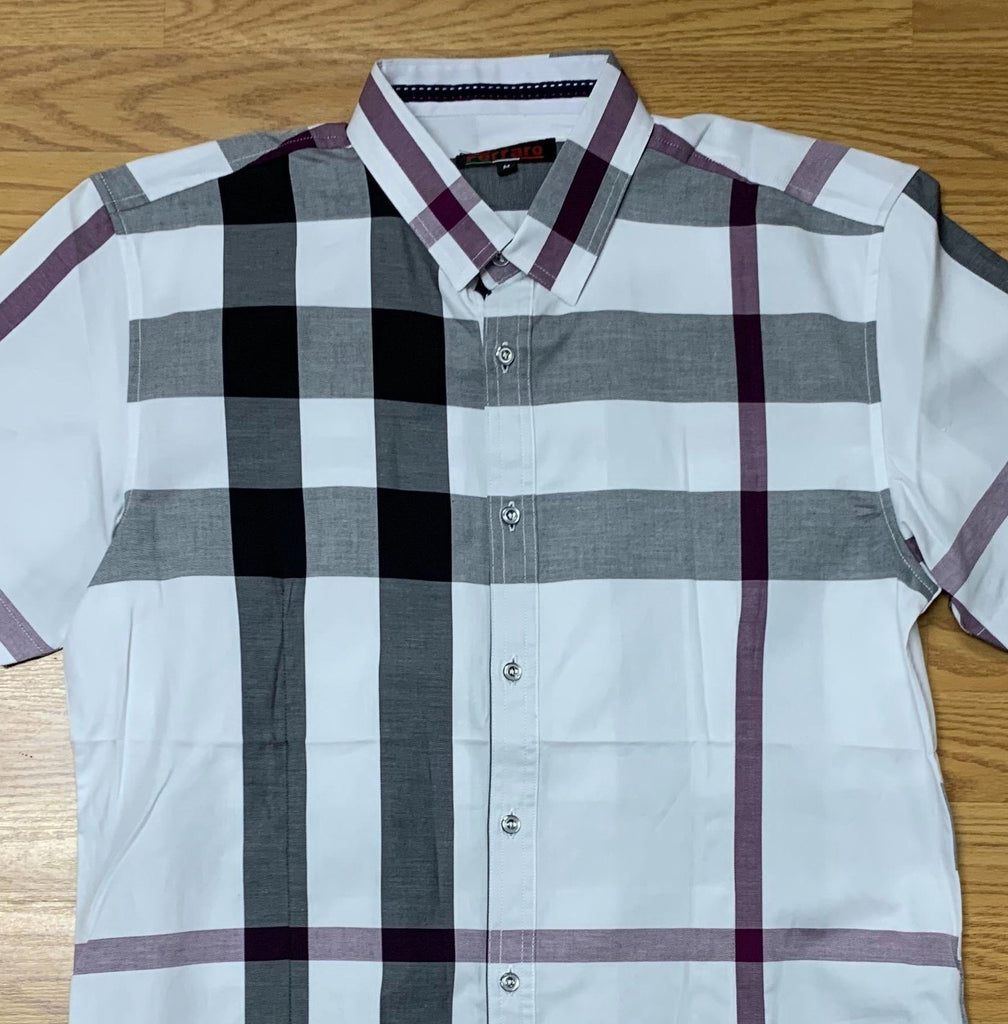 Ferrero Long Sleeve Casual Plaid Button Up Top