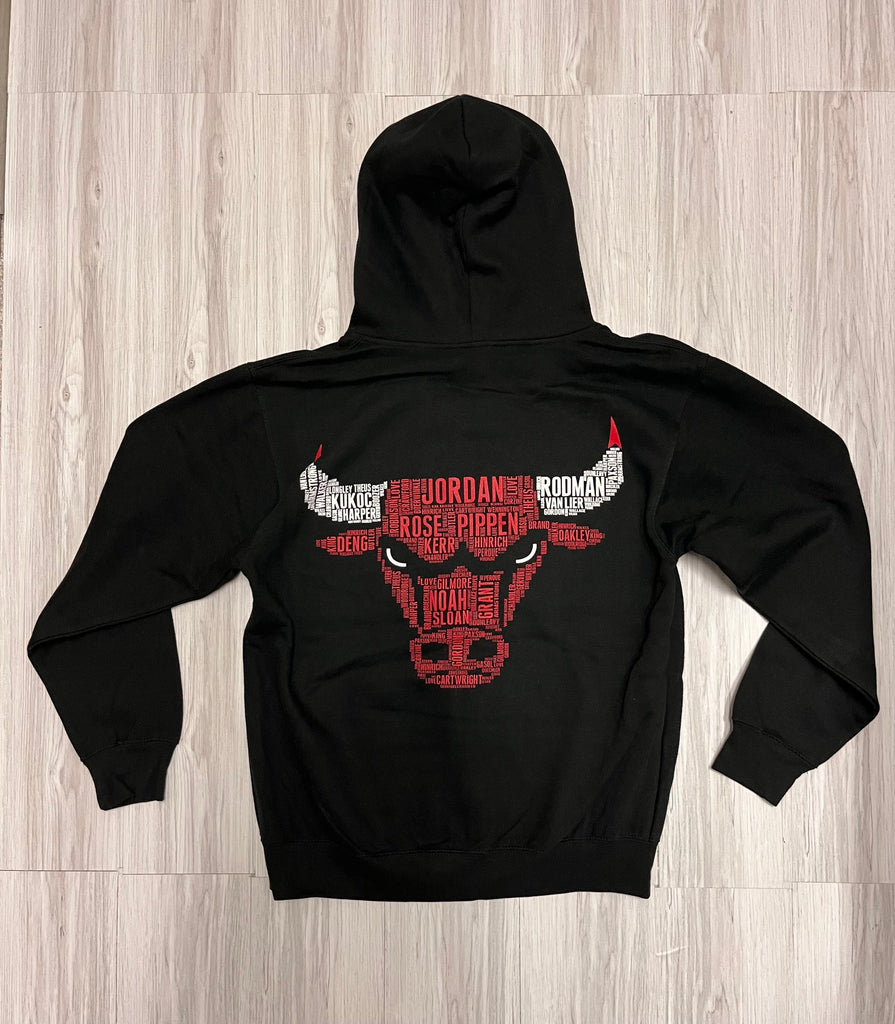 Chicago Bulls Zipper Hoody