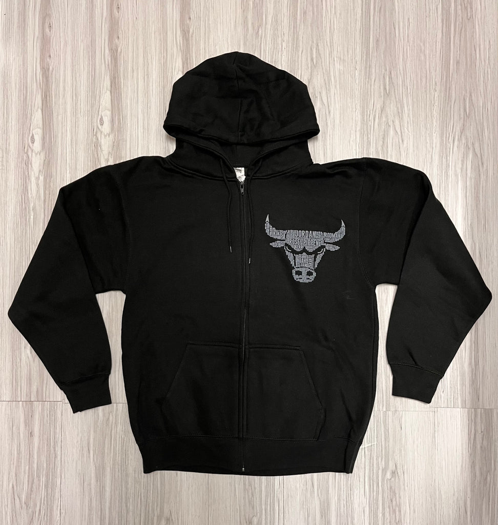 Chicago Bulls Zipper Hoody