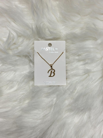 Initial Pendant Necklace