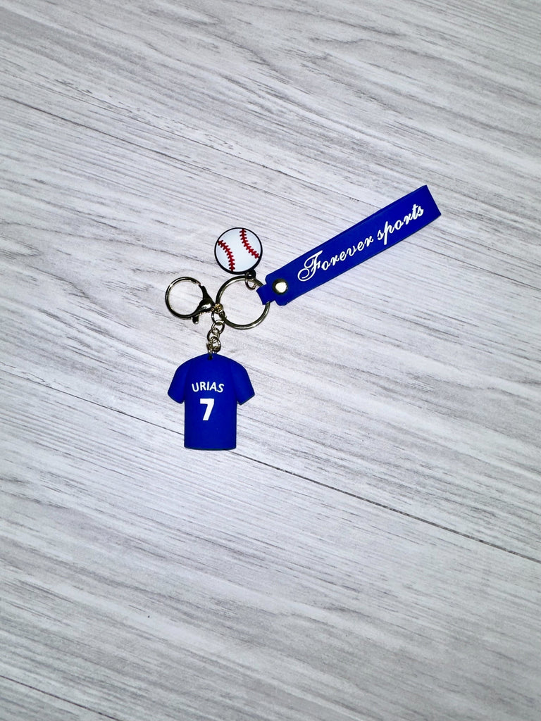 LA Dodgers Jersey Keychain