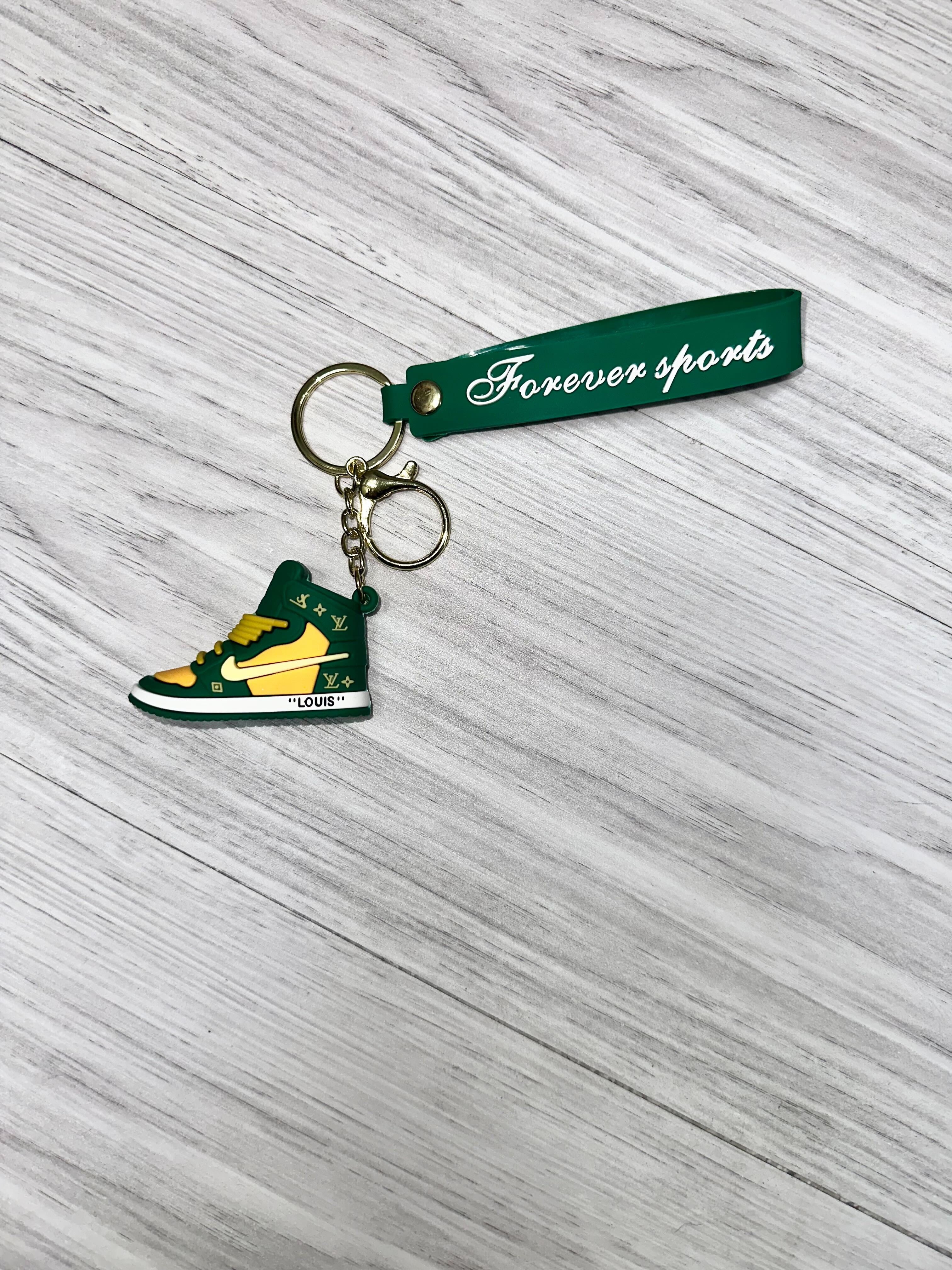 Craze Fashion LV Sneaker Keychain Green