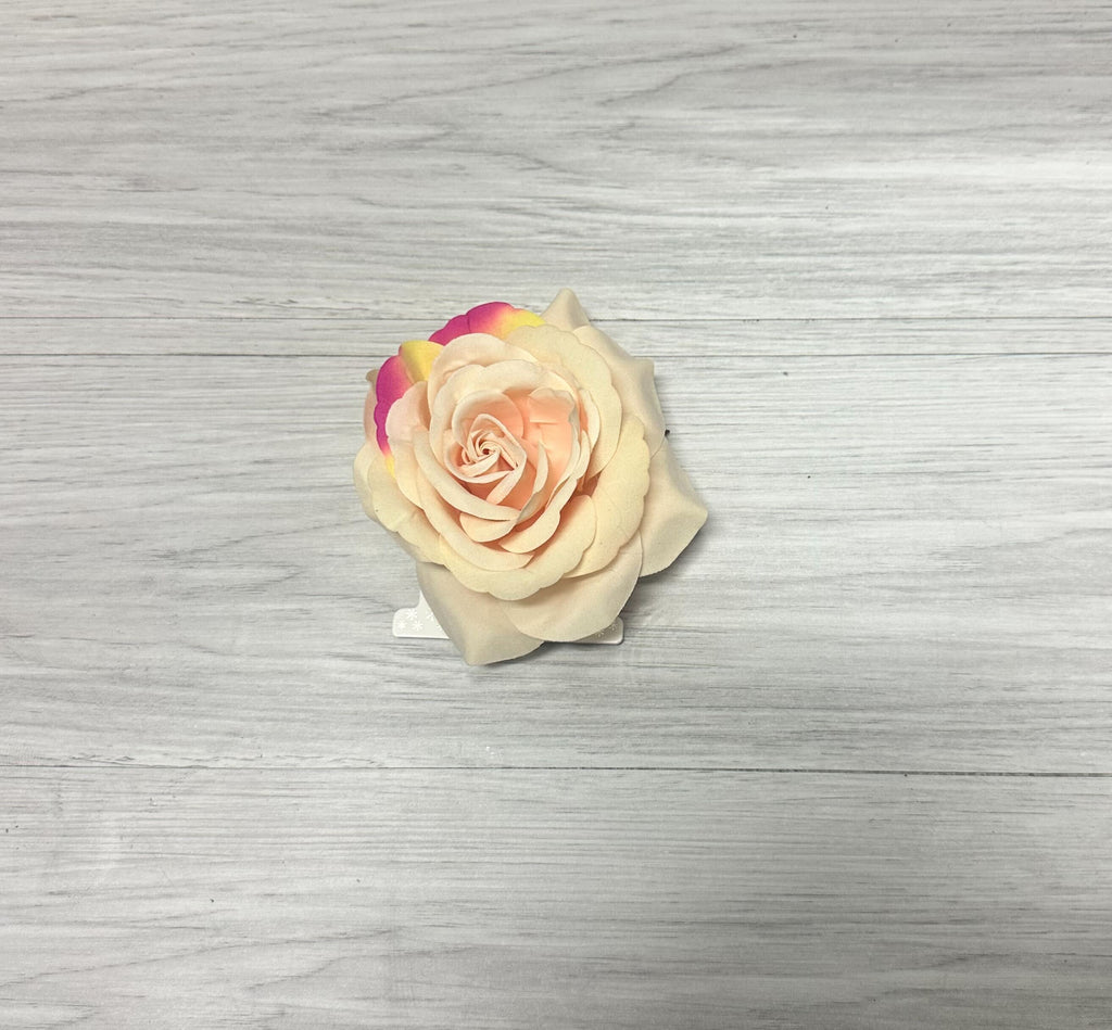 Large Rose Hair Clip