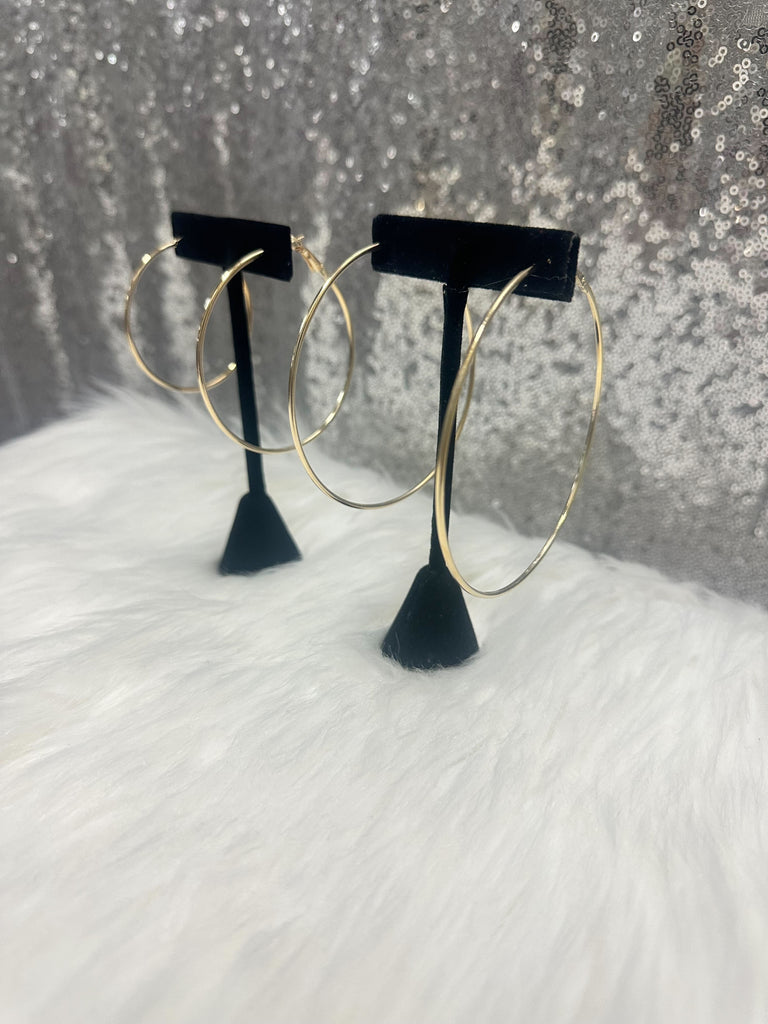 Hoop Earrings 4 Pairs