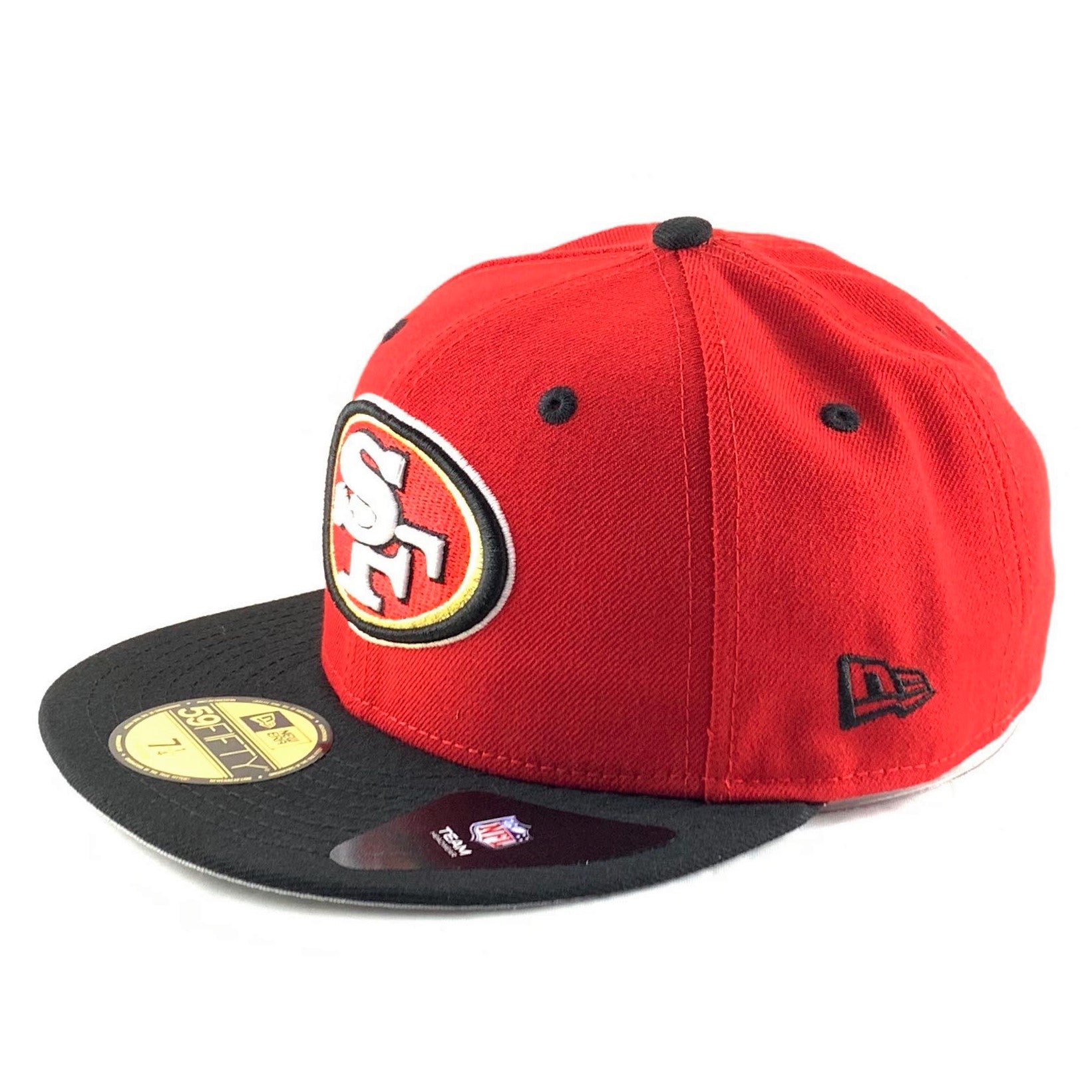 San Francisco 49ers New Era Team 59FIFTY Fitted Hat - Black