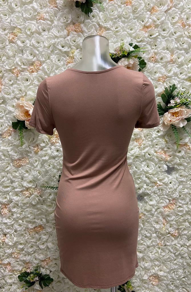 Front Twist Cut Out Dress 6A3930 ( FINAL SALE )