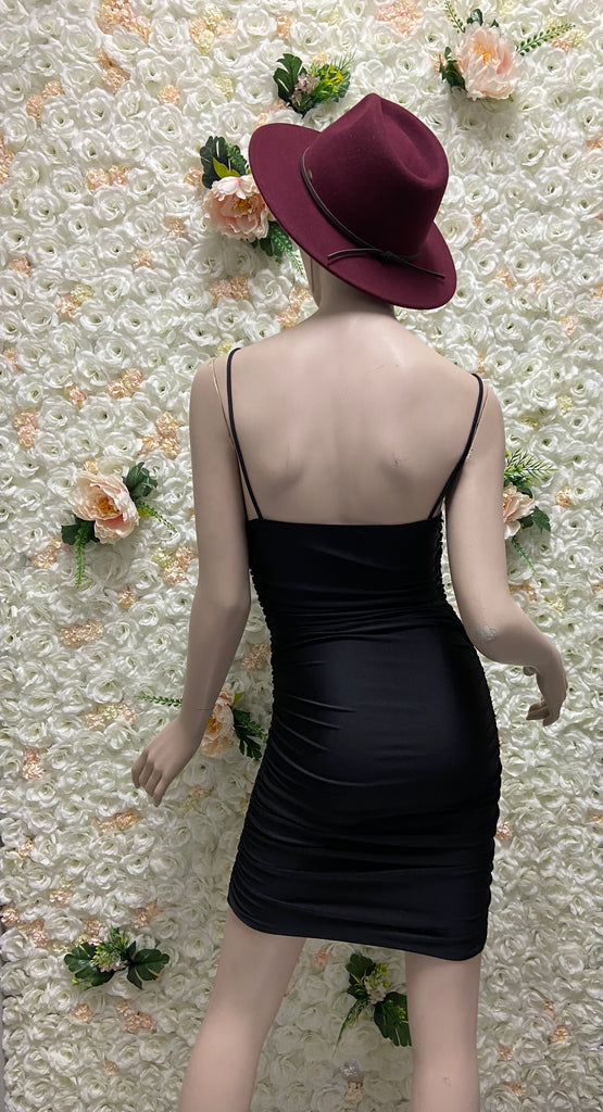 Side Rushed Dress 1501