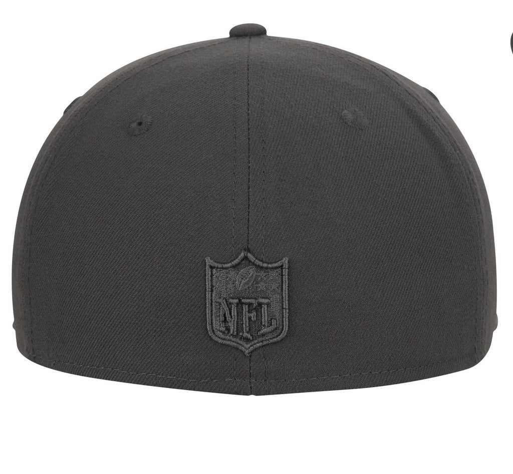 SF 49ers Black Black Fitted Cap