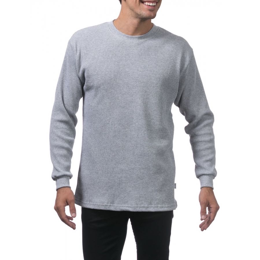 Men's Plain Thermal Long Sleeve Top Craze Fashion