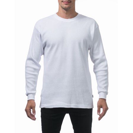 Men's Plain Thermal Long Sleeve Top