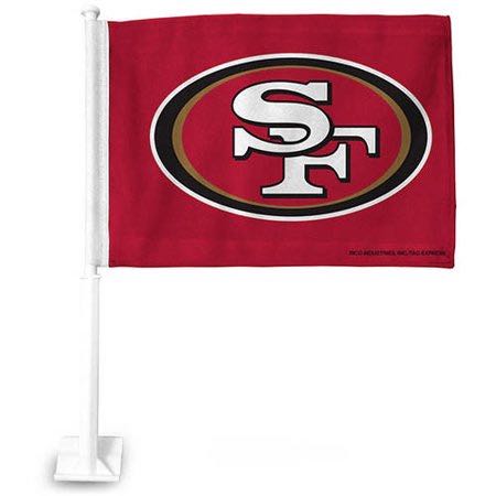 SF 49ers Car Flag